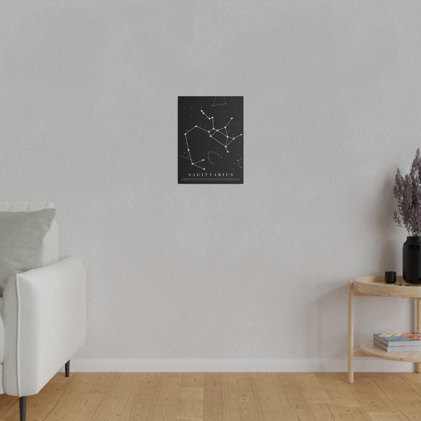Quadro Costellazione "Sagittarius" su tela Canvas