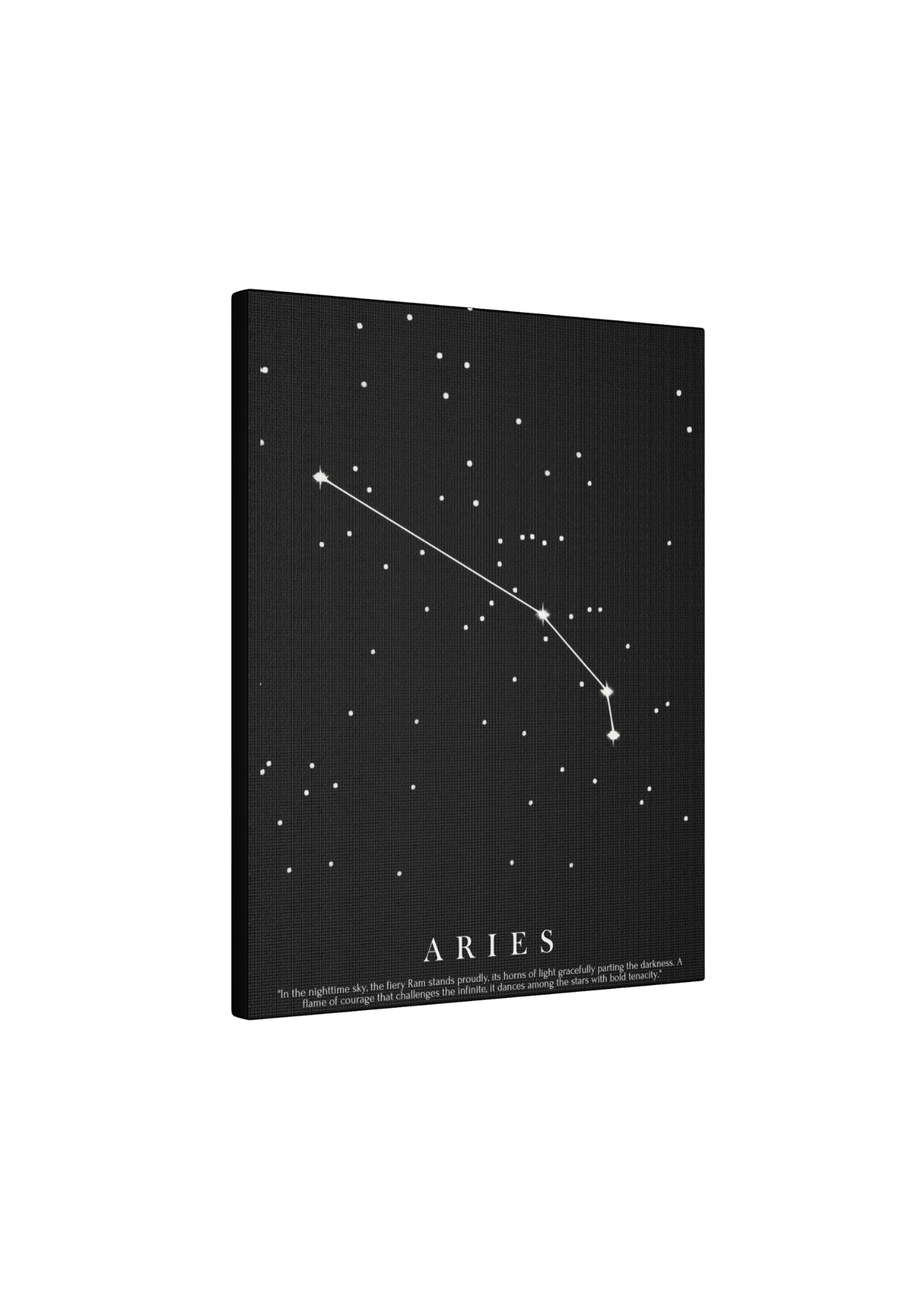 Quadro Costellazione "Aries" su tela Canvas