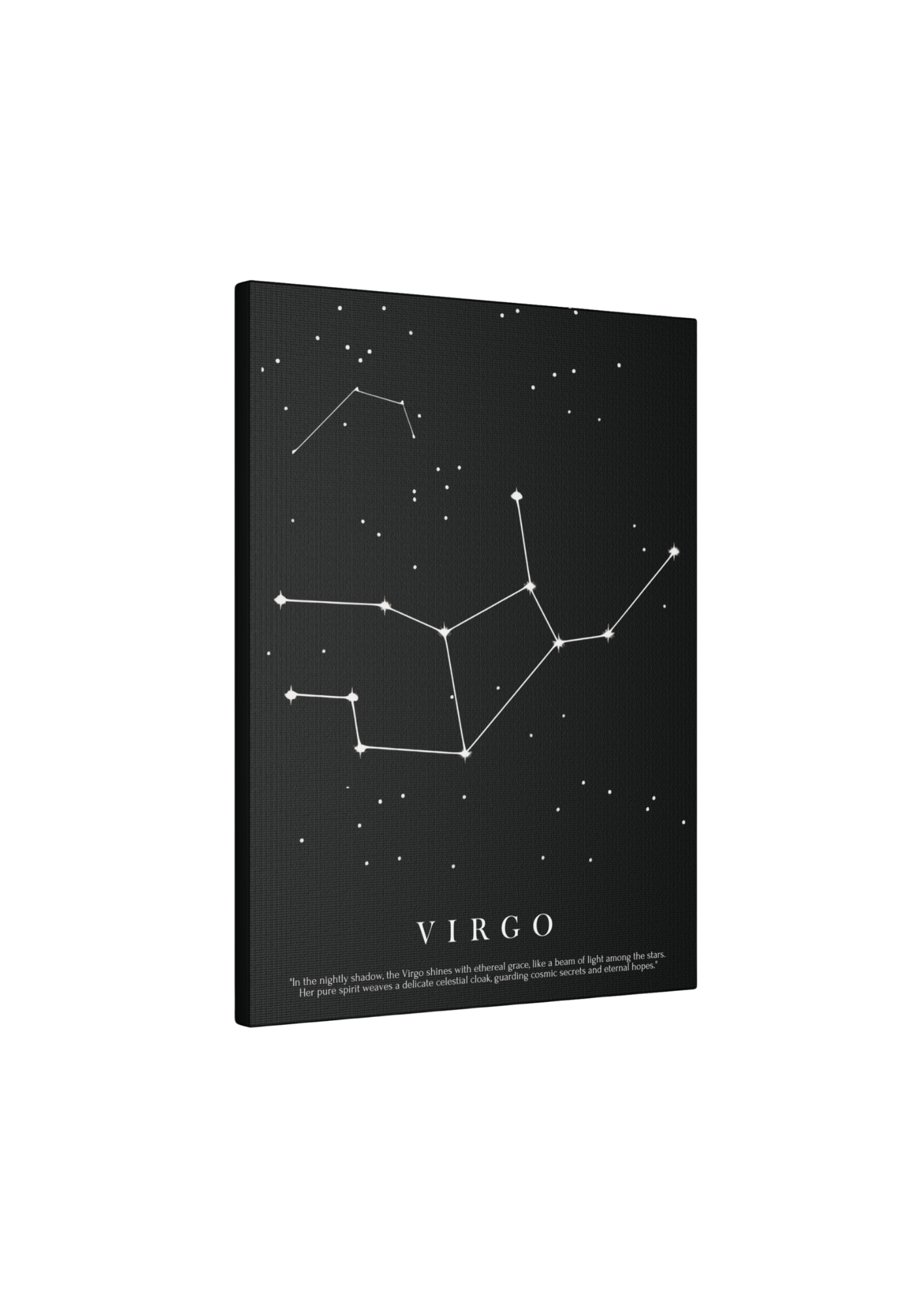 Quadro Costellazione "Virgo" su tela Canvas
