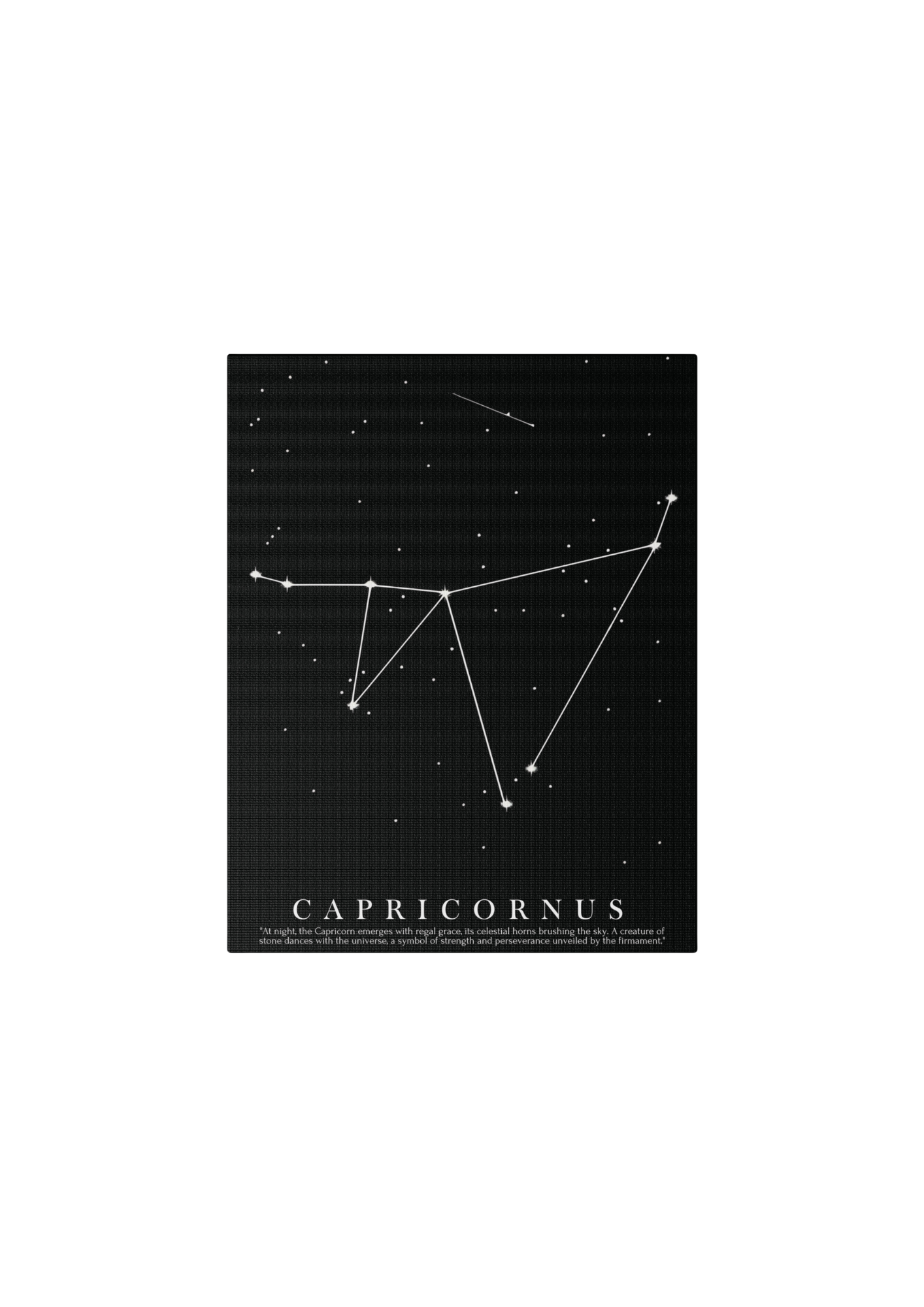 Quadro Costellazione "Capricornus" su tela Canvas